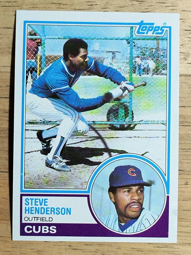 1983 Topps #335 Steve Henderson