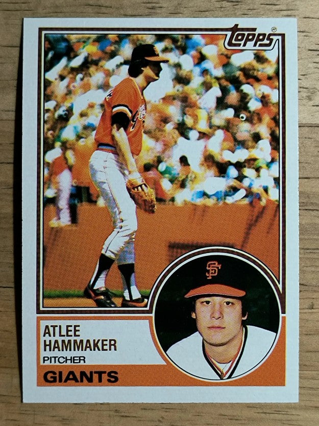 1983 Topps #342 Atlee Hammaker