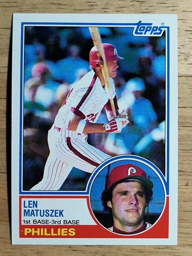 1983 Topps #357 Len Matuszek