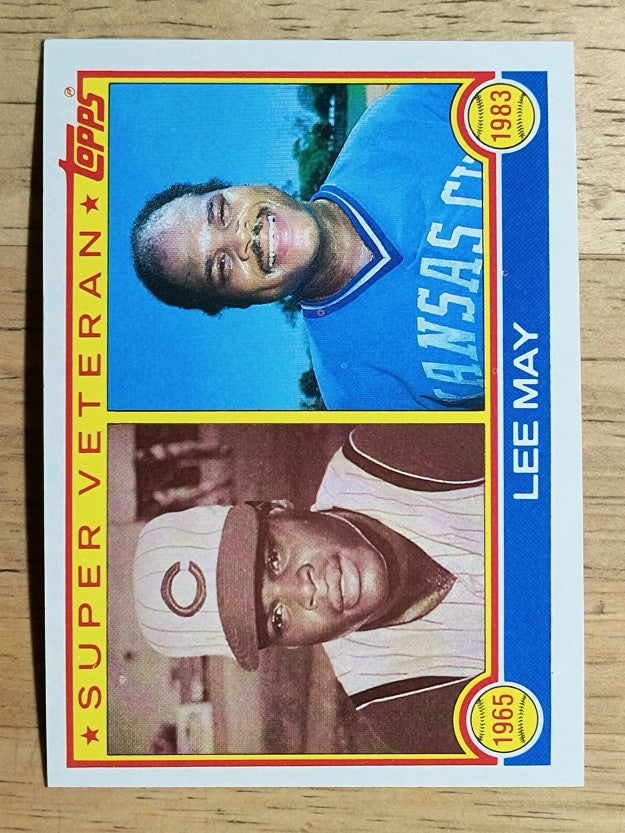 1983 Topps #378 Lee May SV