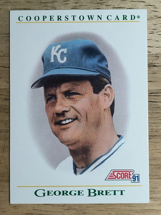 1991 Score Cooperstown #B5 George Brett