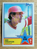 1983 Topps #400 Dave Concepcion AS