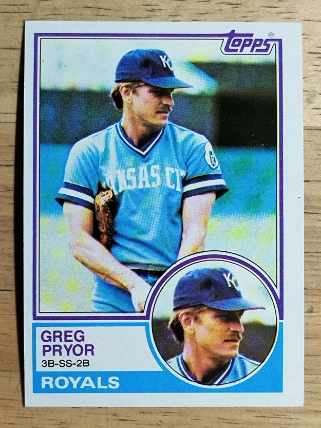 1983 Topps #418 Greg Pryor