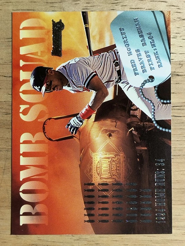 1995 Donruss Bomb Squad #4 Jose Canseco/Fred McGriff