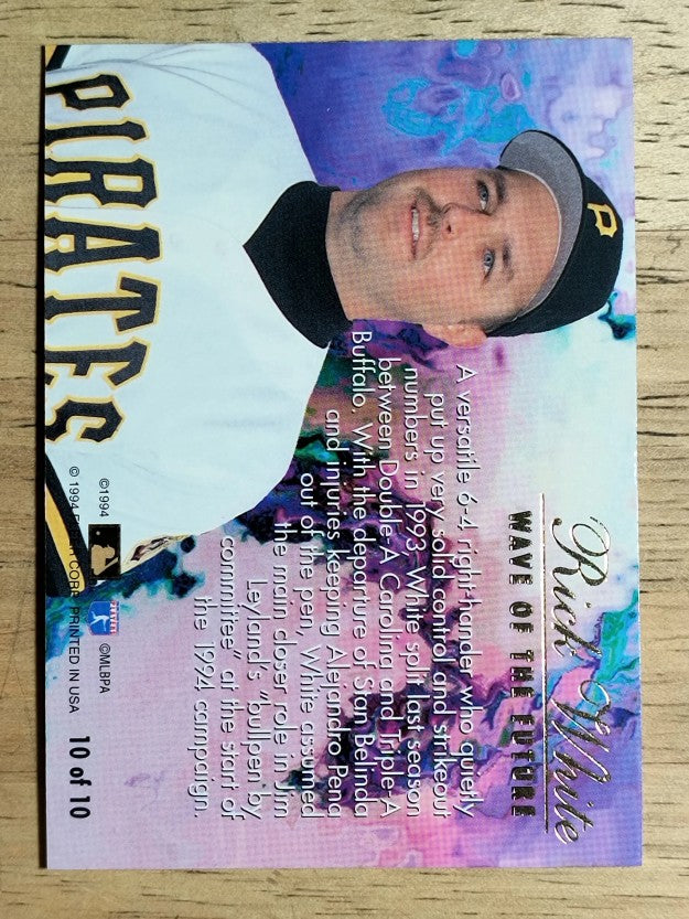 1994 Flair Wave of the Future #A10 Rick White