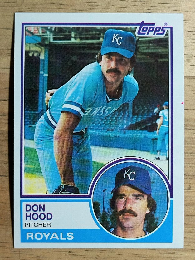 1983 Topps #443 Don Hood