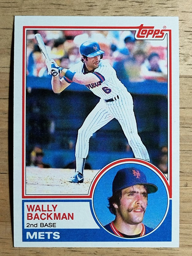1983 Topps #444 Wally Backman