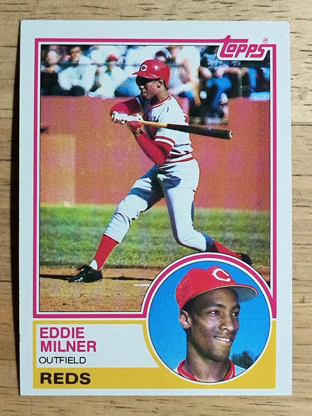 1983 Topps #449 Eddie Milner