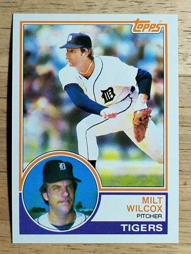 1983 Topps #457 Milt Wilcox