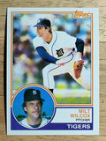 1983 Topps #457 Milt Wilcox