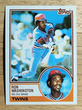 1983 Topps #458 Ron Washington RC