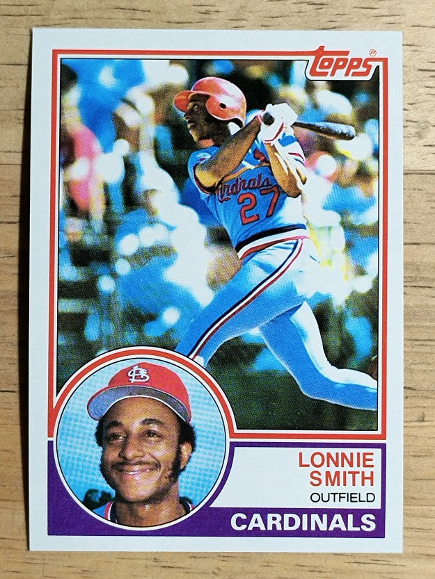 1983 Topps #465 Lonnie Smith