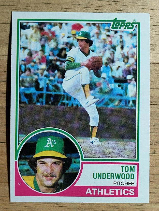 1983 Topps #466 Tom Underwood