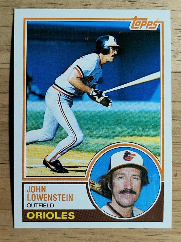1983 Topps #473 John Lowenstein