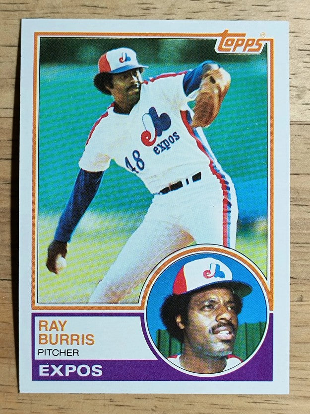 1983 Topps #474 Ray Burris