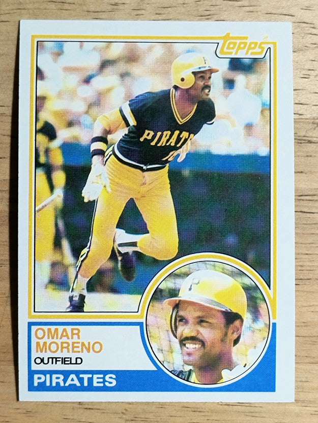 1983 Topps #485 Omar Moreno
