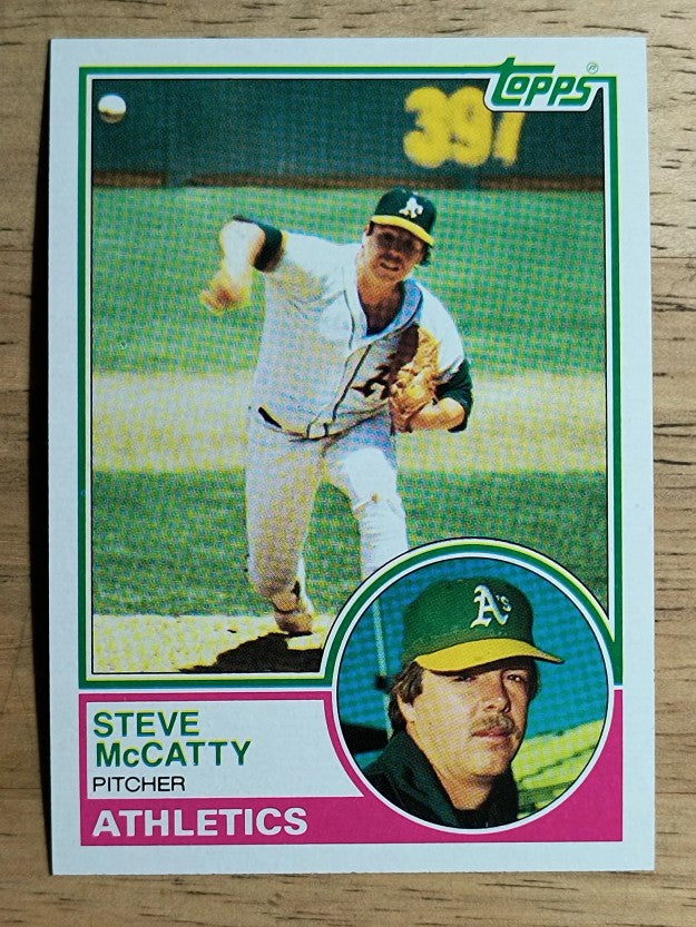 1983 Topps #493 Steve McCatty