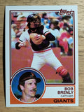 1983 Topps #494 Bob Brenly