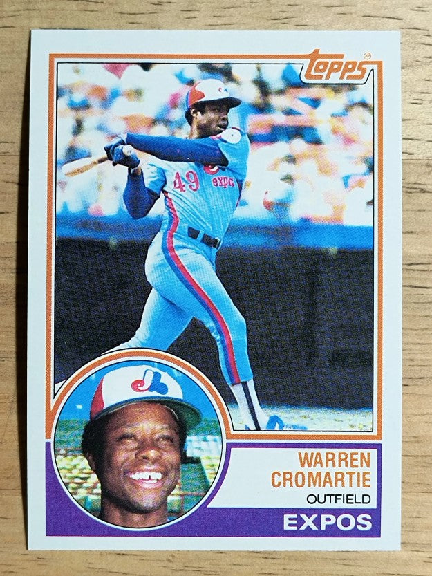 1983 Topps #495 Warren Cromartie