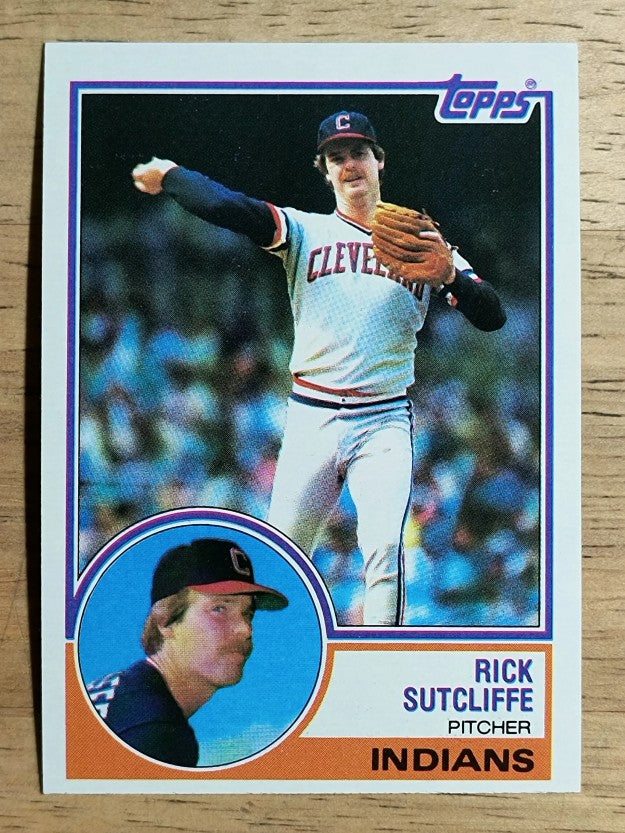 1983 Topps #497 Rick Sutcliffe