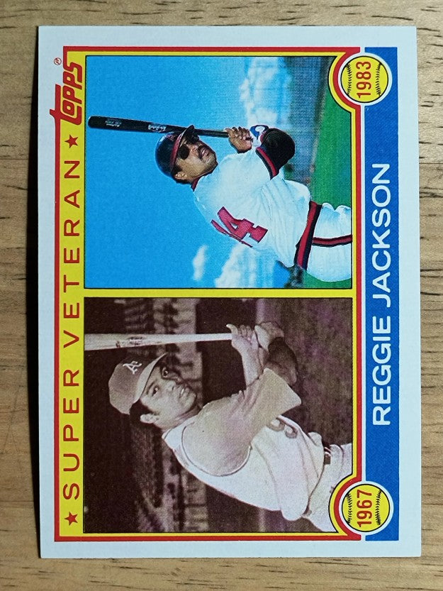 1983 Topps #501 Reggie Jackson SV