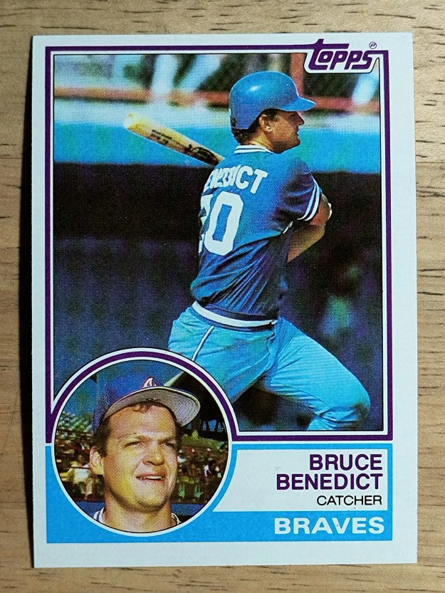 1983 Topps #521 Bruce Benedict