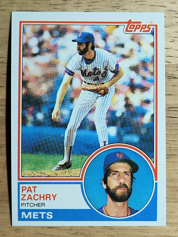 1983 Topps #522 Pat Zachry