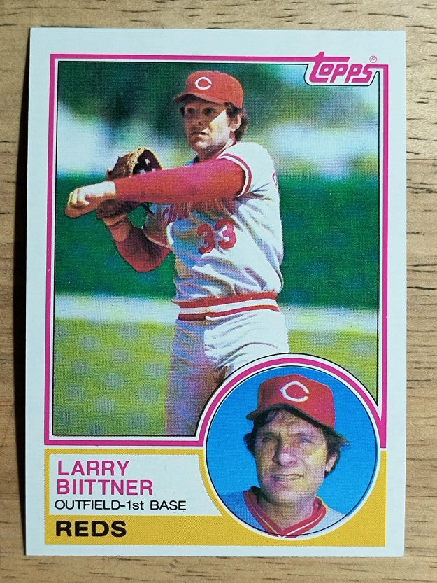 1983 Topps #527 Larry Biittner
