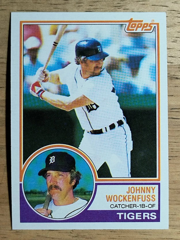 1983 Topps #536 John Wockenfuss