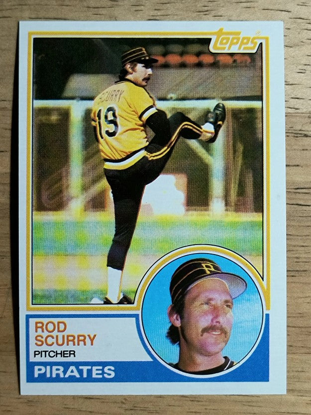 1983 Topps #537 Rod Scurry