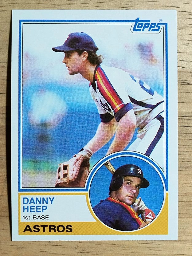 1983 Topps #538 Danny Heep