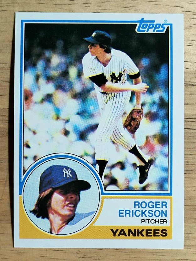 1983 Topps #539 Roger Erickson
