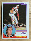 1983 Topps #541 Britt Burns