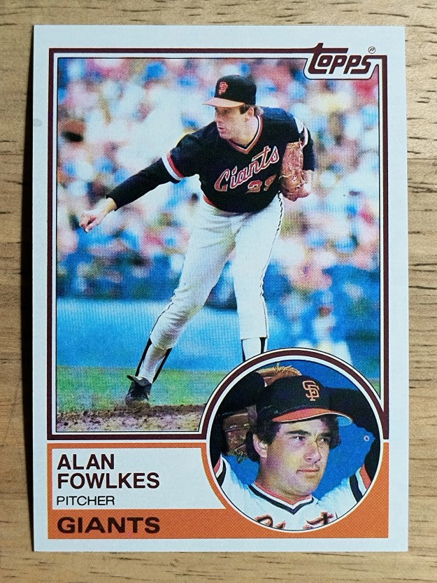 1983 Topps #543 Alan Fowlkes