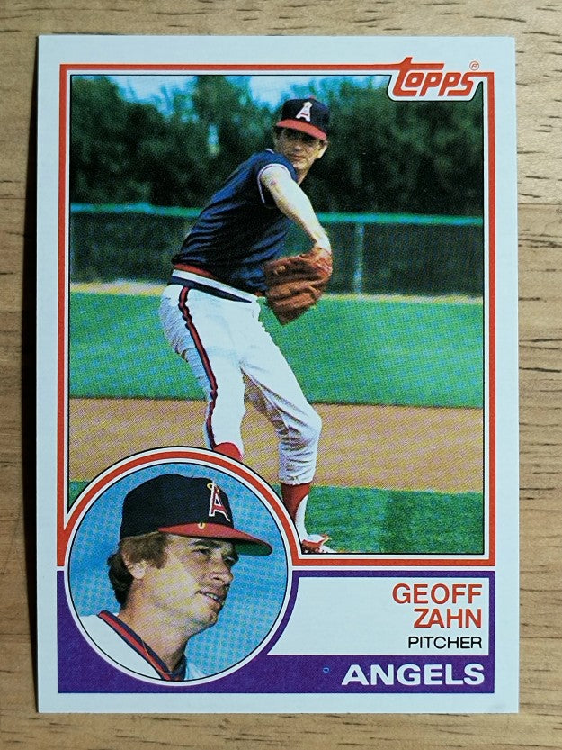 1983 Topps #547 Geoff Zahn