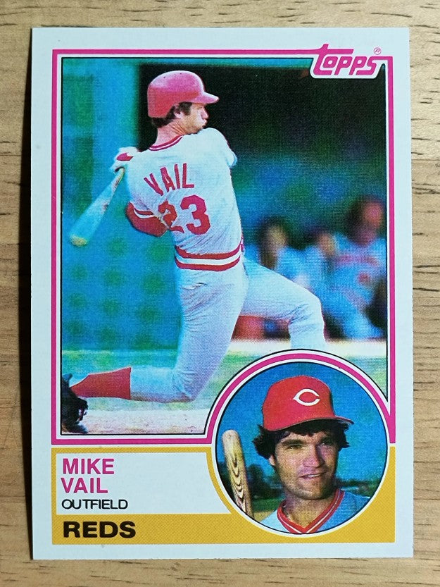 1983 Topps #554 Mike Vail