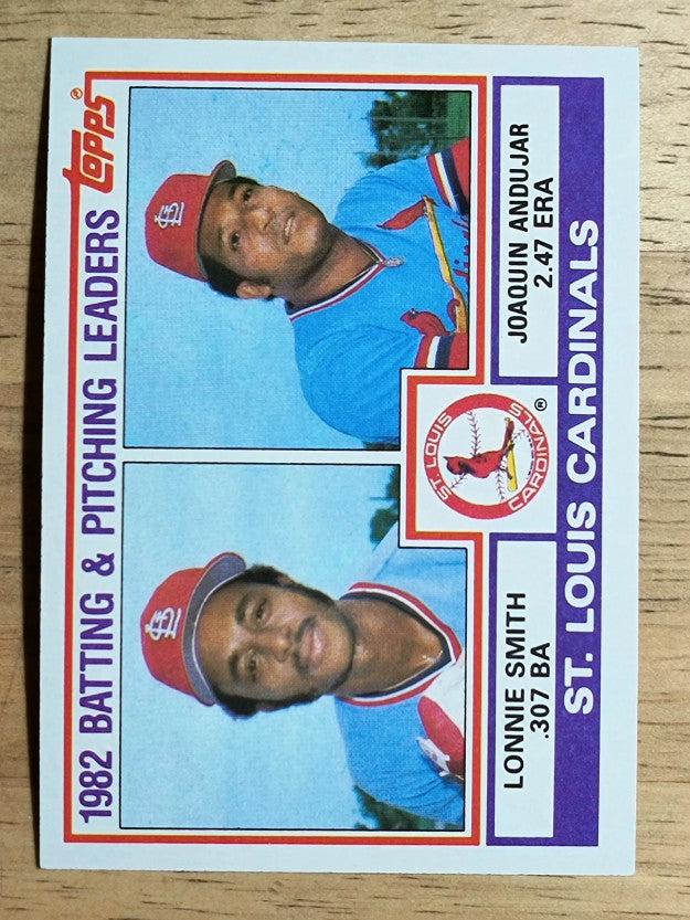 1983 Topps #561 Cardinals TL/Lonnie Smith/Joaquin Andujar