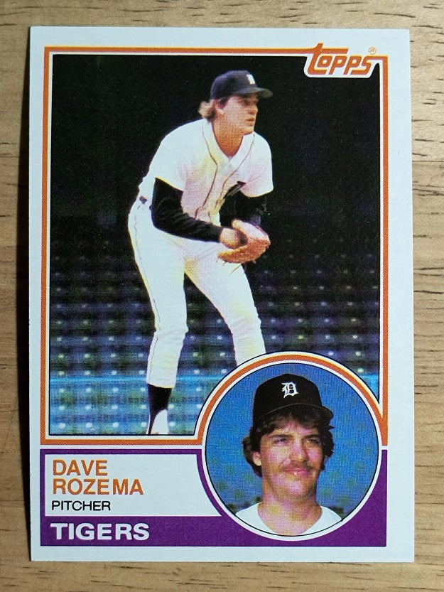 1983 Topps #562 Dave Rozema