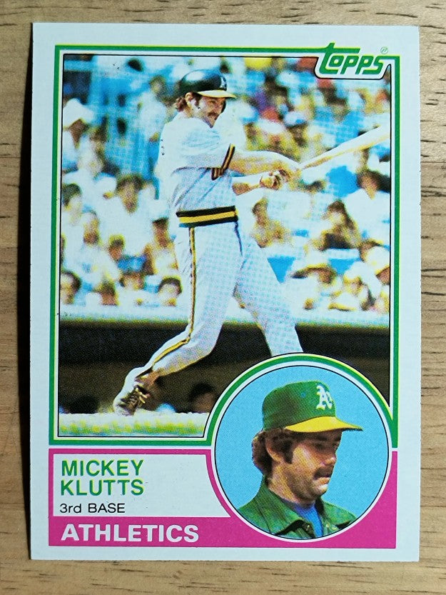 1983 Topps #571 Mickey Klutts