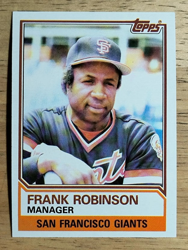1983 Topps #576 Frank Robinson MG