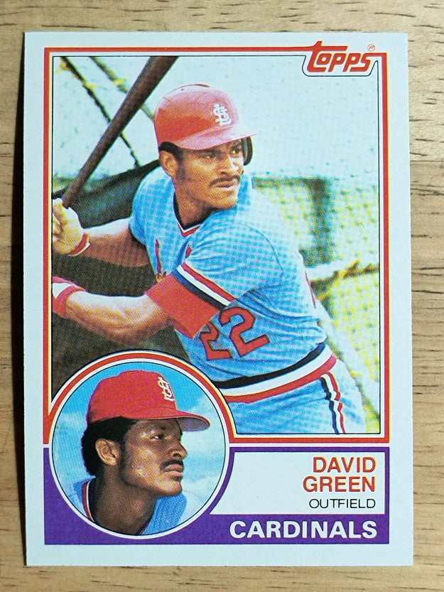 1983 Topps #578 David Green RC