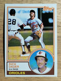 1983 Topps #579 Rich Dauer