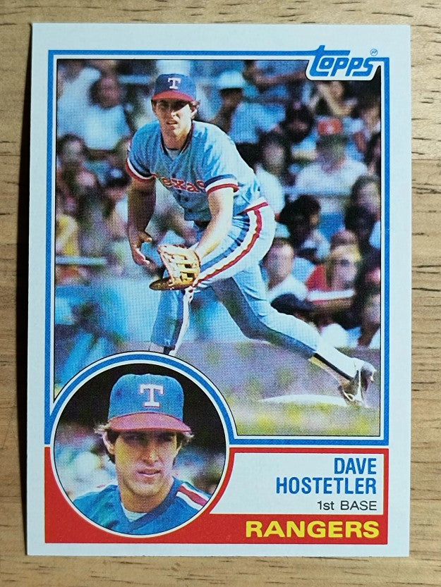 1983 Topps #584 Dave Hostetler RC