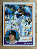 1983 Topps #588 Pat Underwood