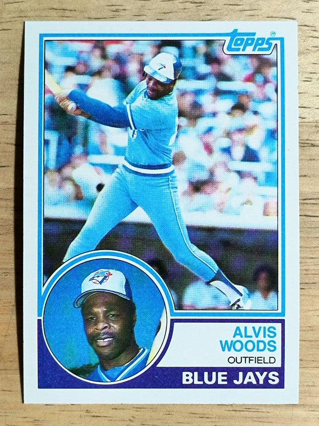 1983 Topps #589 Alvis Woods