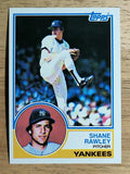 1983 Topps #592 Shane Rawley