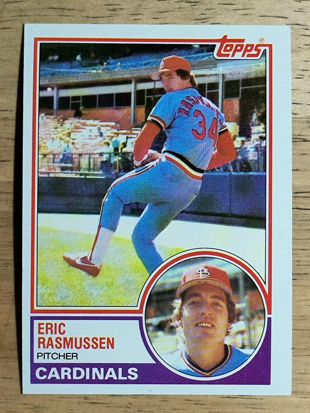 1983 Topps #594 Eric Rasmussen