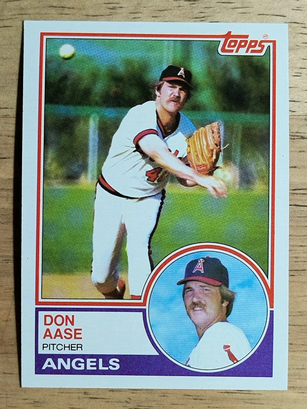 1983 Topps #599 Don Aase