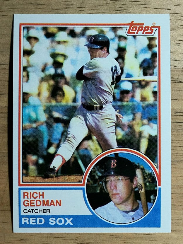 1983 Topps #602 Rich Gedman