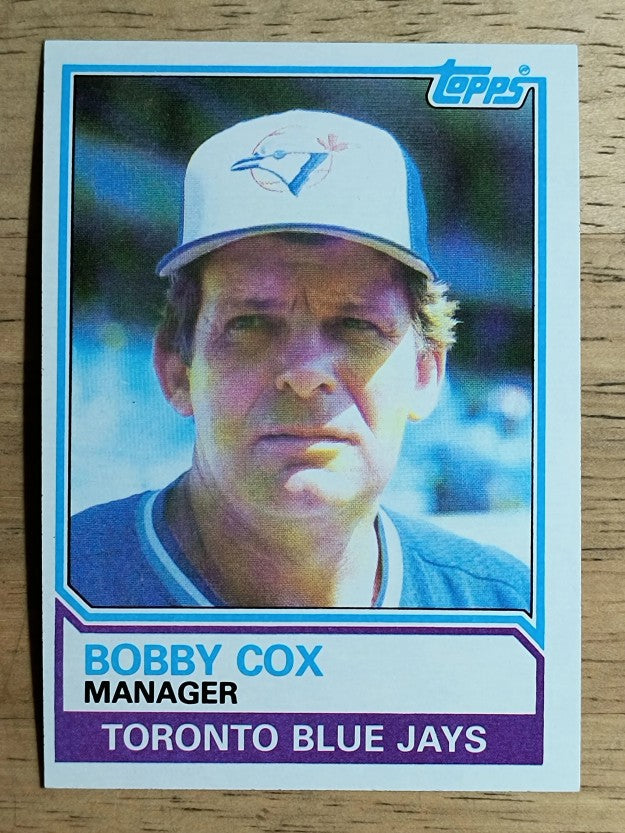 1983 Topps #606 Bobby Cox MG